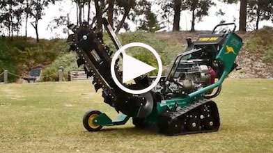 Red Roo Video of Track Trencher